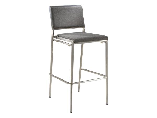 CEBS-044 | Marina Barstool Gray Fabric -- Trade Show Furniture Rental