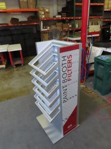 Custom Retail Fixture with Modular Assembly. Packs in Portable Roto-molded Case with Wheels -- View 2