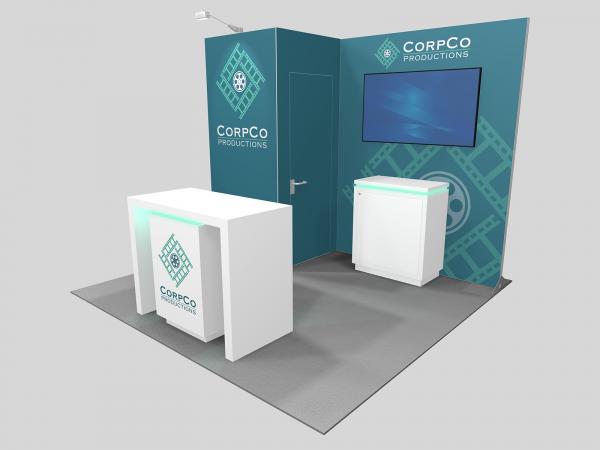 RE-1220 Gravitee Modular Inline Exhibit -- View 2