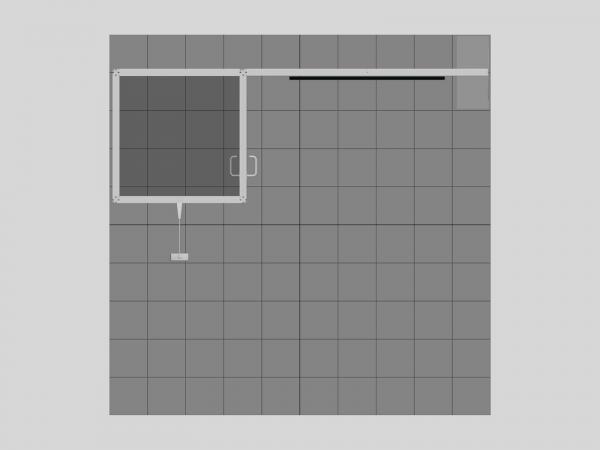 RE-1221 Gravitee Modular Inline Exhibit -- Plan View